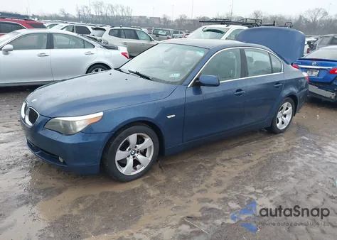 2007 BMW 530I from USA, damaged, VIN WBANE73537CM50545